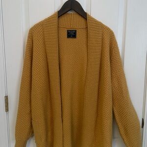Abercrombie & Fitch Women's Yellow Cardigan
